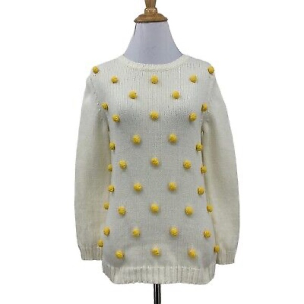 Talbots Pompom Sweater